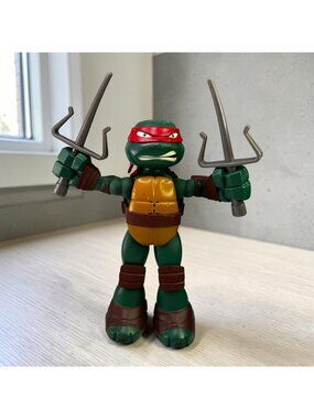 TMNT Raphael Stretch N' Shout Teenage Mutant Ninja Turtles 2014 Collectible Toy
